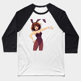 Haruhi Bunny Girl Baseball T-Shirt